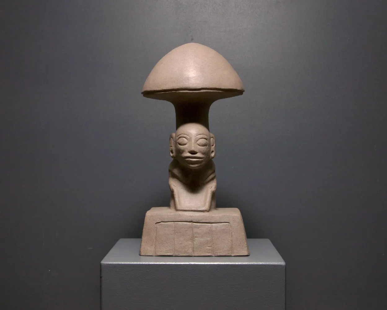 Woman with Metate, front view